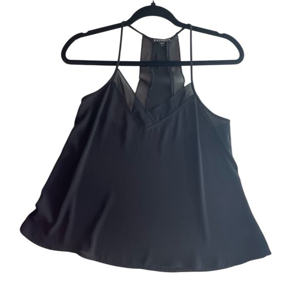 Black Halter Tank – EXPRESS, Sleeveless, Sz XS, Excellent - Picture 2 of 6
